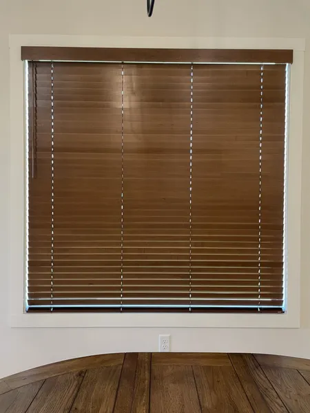 Window treatment installation project