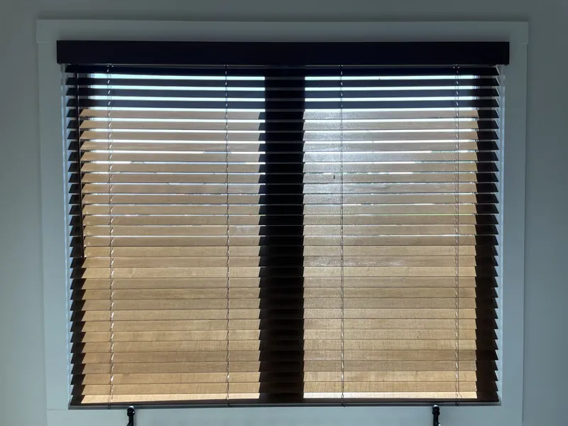 Window treatment installation project